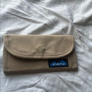 KAVU Beige Canvas Wallet